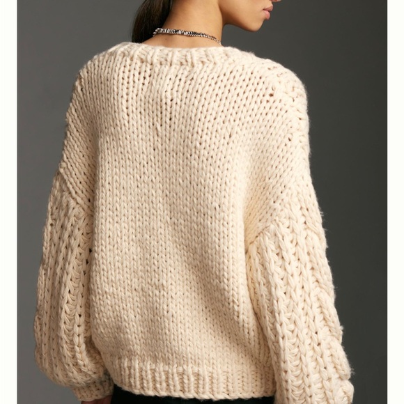 Raga Alaska Cable Cardigan Sweater - Picture 3 of 7